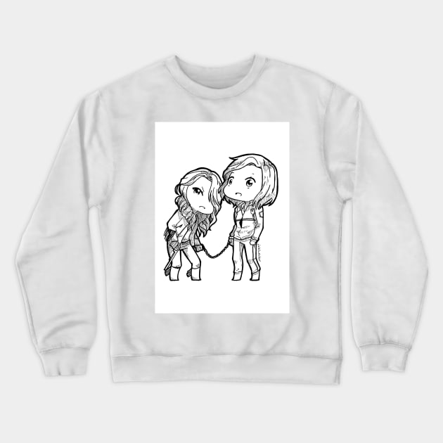 Wynhaught + Cuffs Chibi Crewneck Sweatshirt by riozaki21